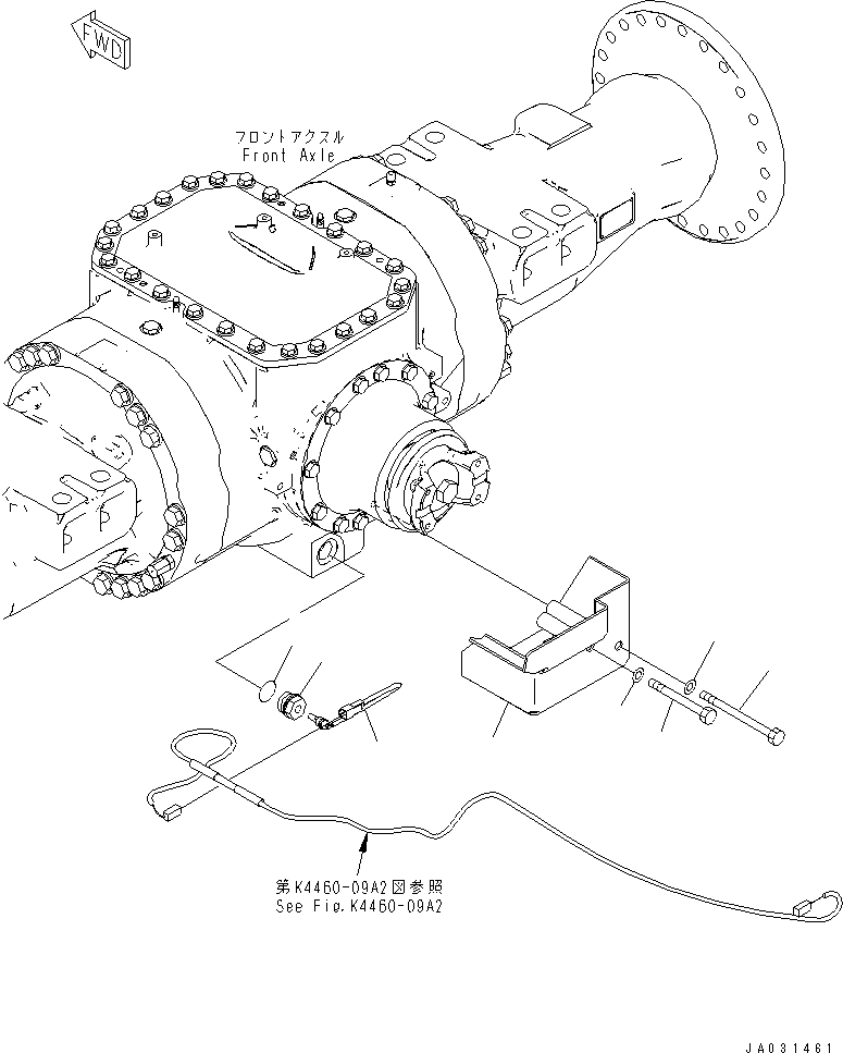 Крышка 421-23-31232 KOMATSU