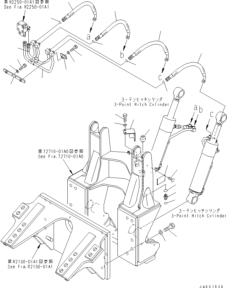 Трубка 11Y-Y56-1230 KOMATSU