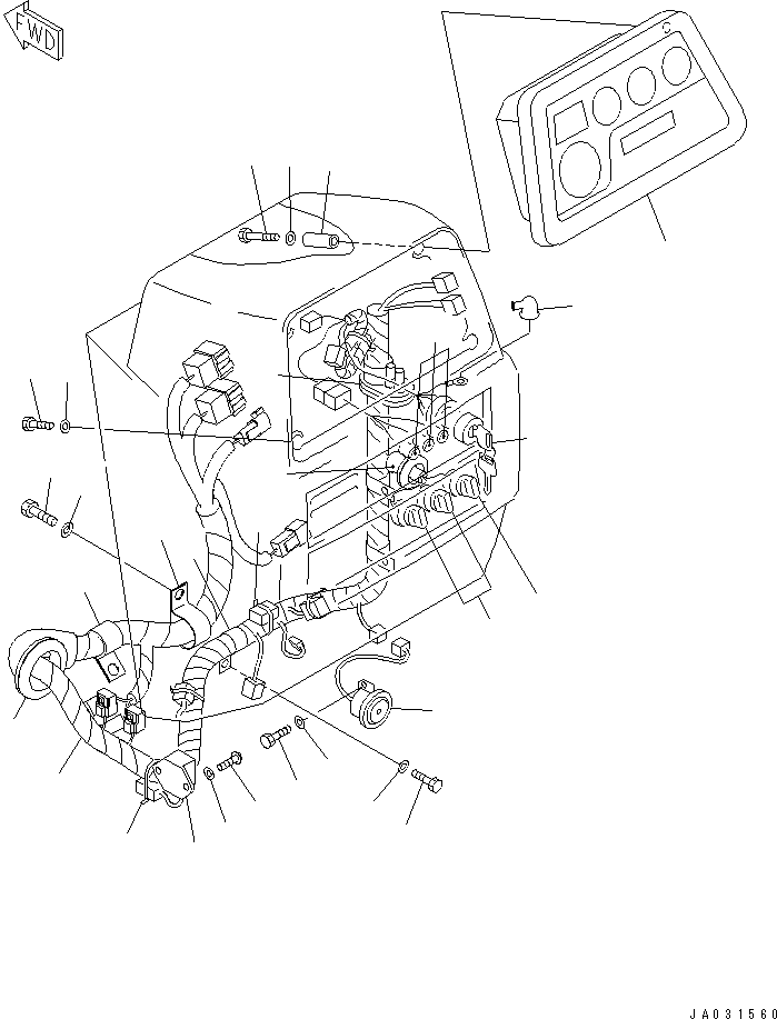 Жгут проводов 14X-06-22520 KOMATSU