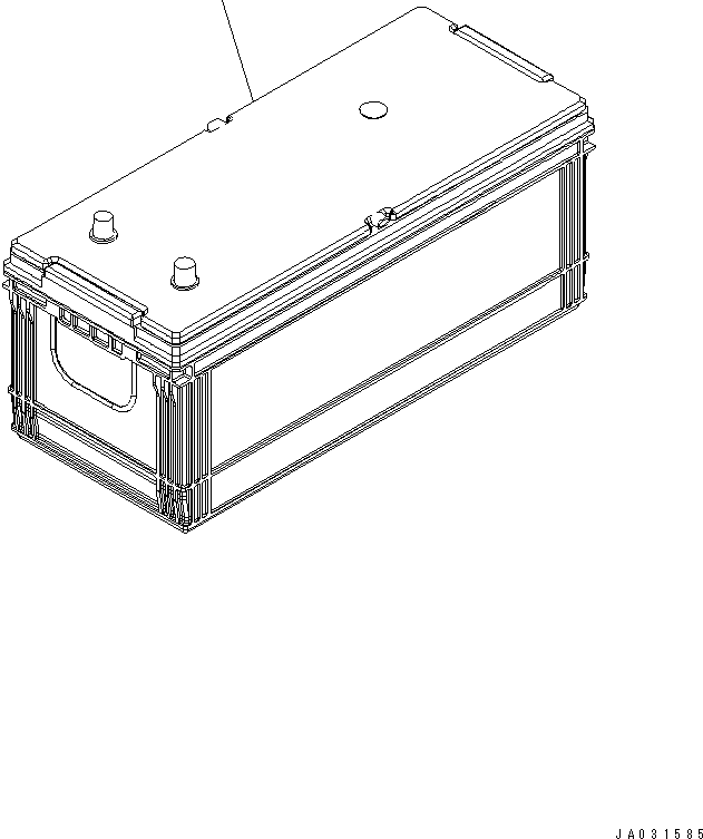 Battery, Wet 208-06-77630 KOMATSU