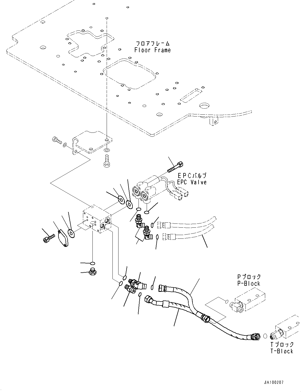 Шланг 22B-62-49340 KOMATSU