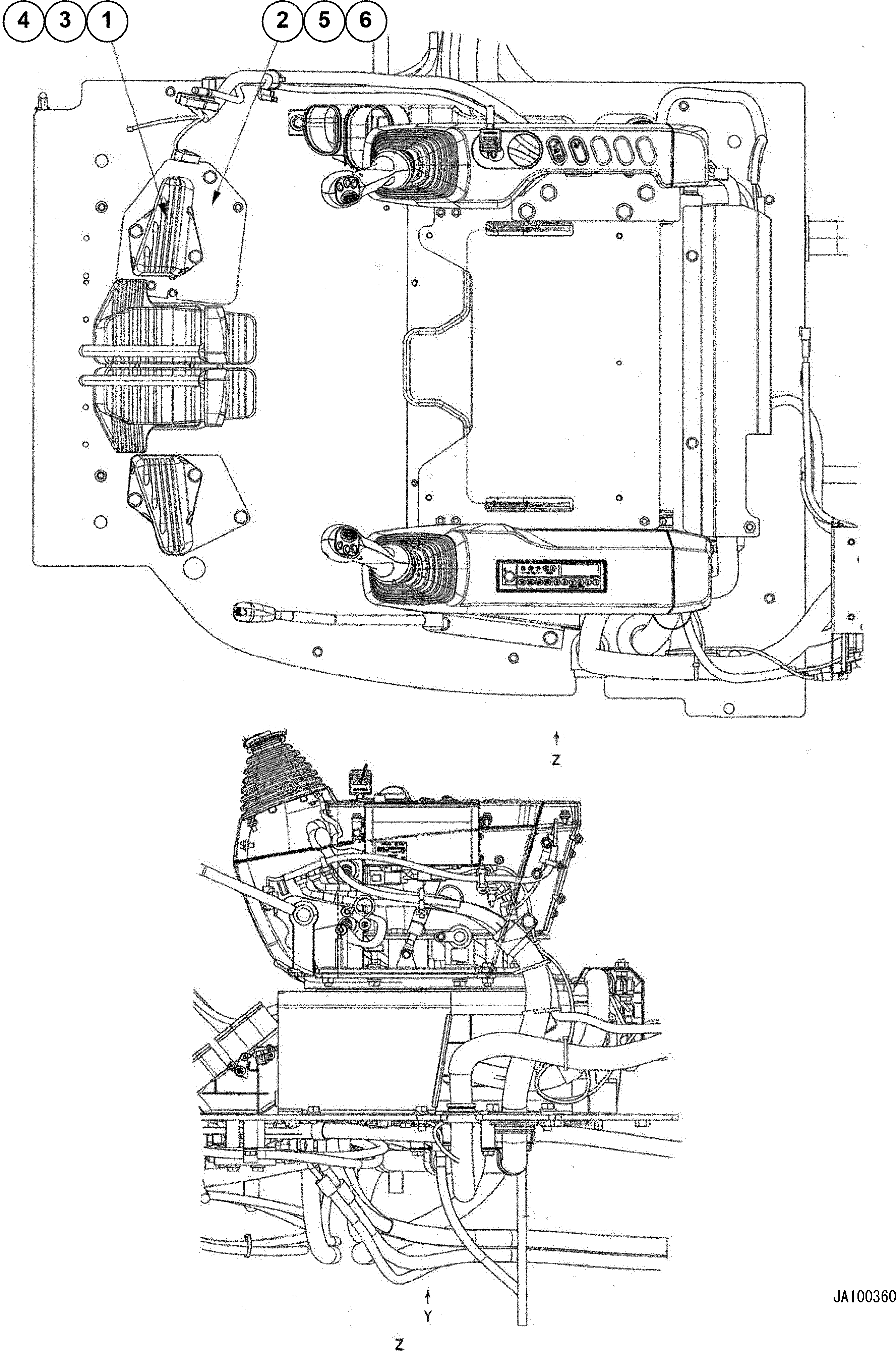 Кронштейн 22B-Z58-1330 KOMATSU