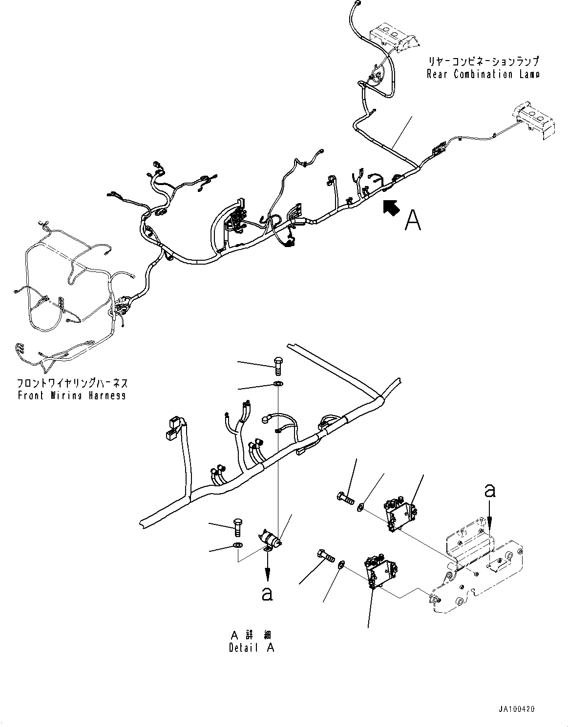Жгут проводов 421-U45-6240 KOMATSU