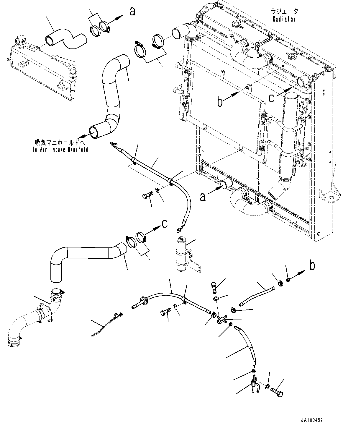 Tube(Radiator,Piping) (421-03-64150) KOMATSU