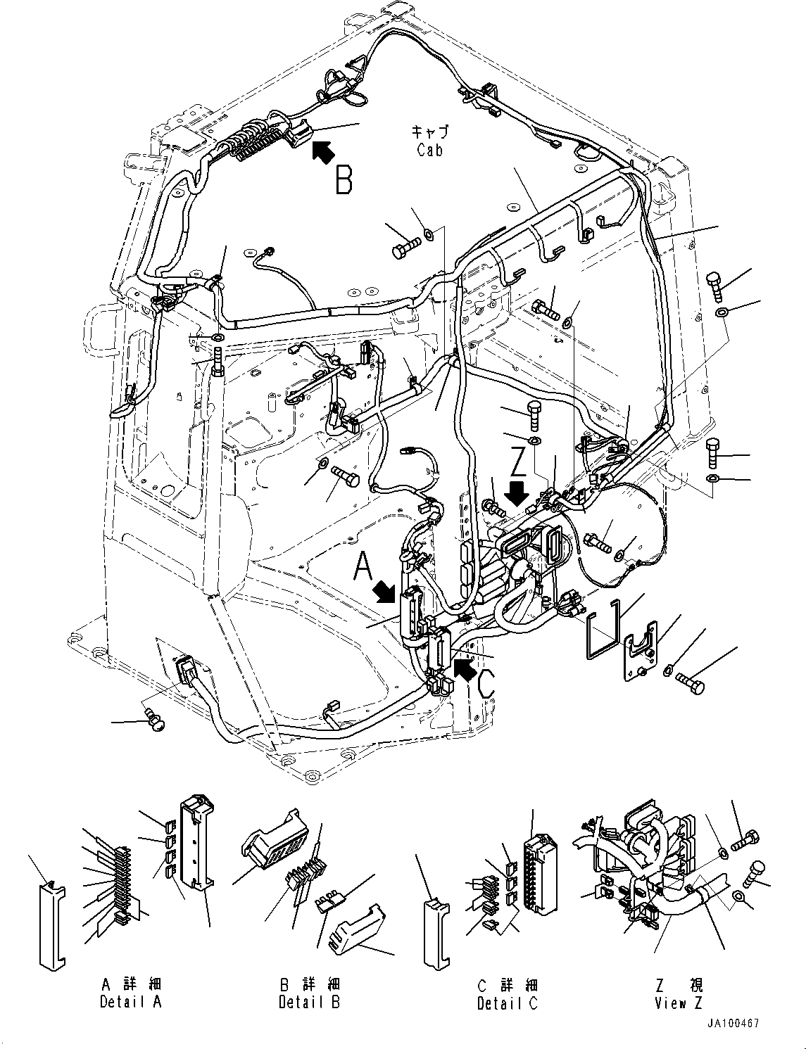 Жгут проводов 14X-06-71111 KOMATSU