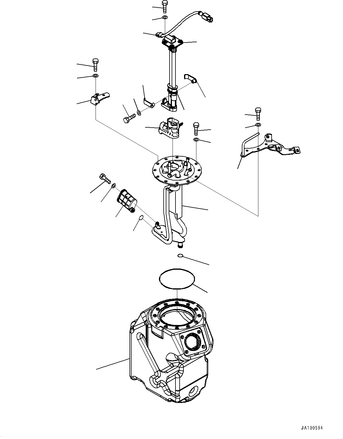 Sensor Assembly, DEF Tank 600-816-2391 KOMATSU