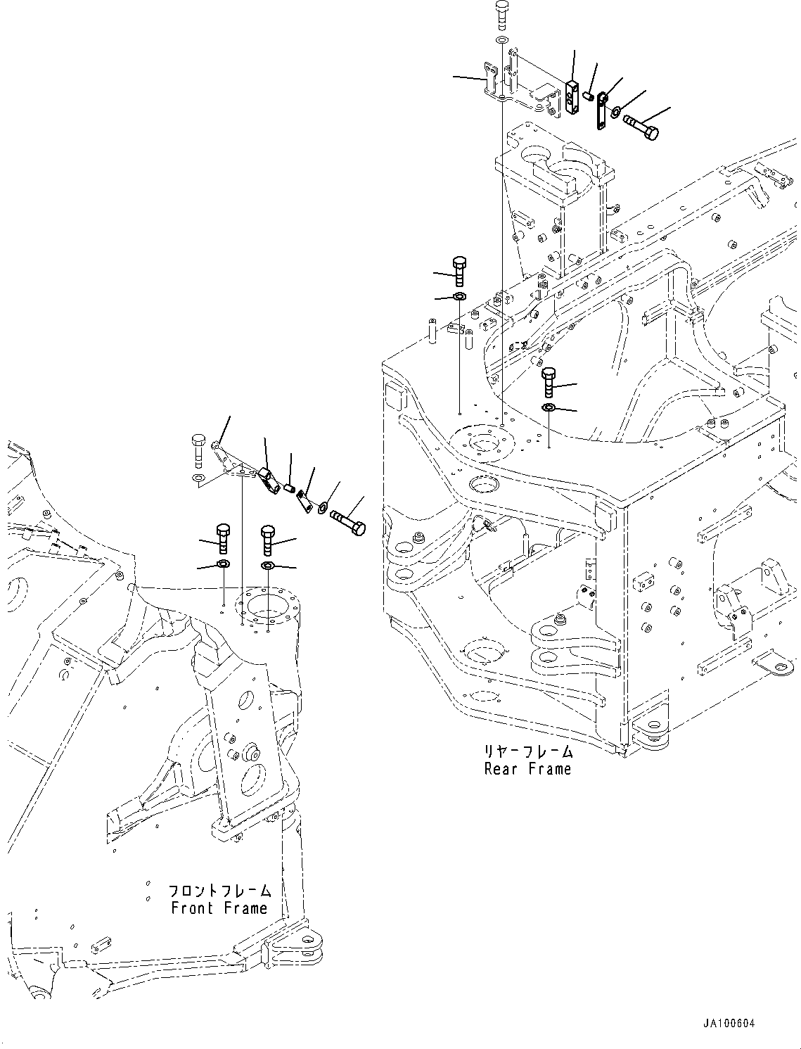 Bracket(Steering Hydraulic Piping,Mounting,With AJSS) (421-62-45151) KOMATSU