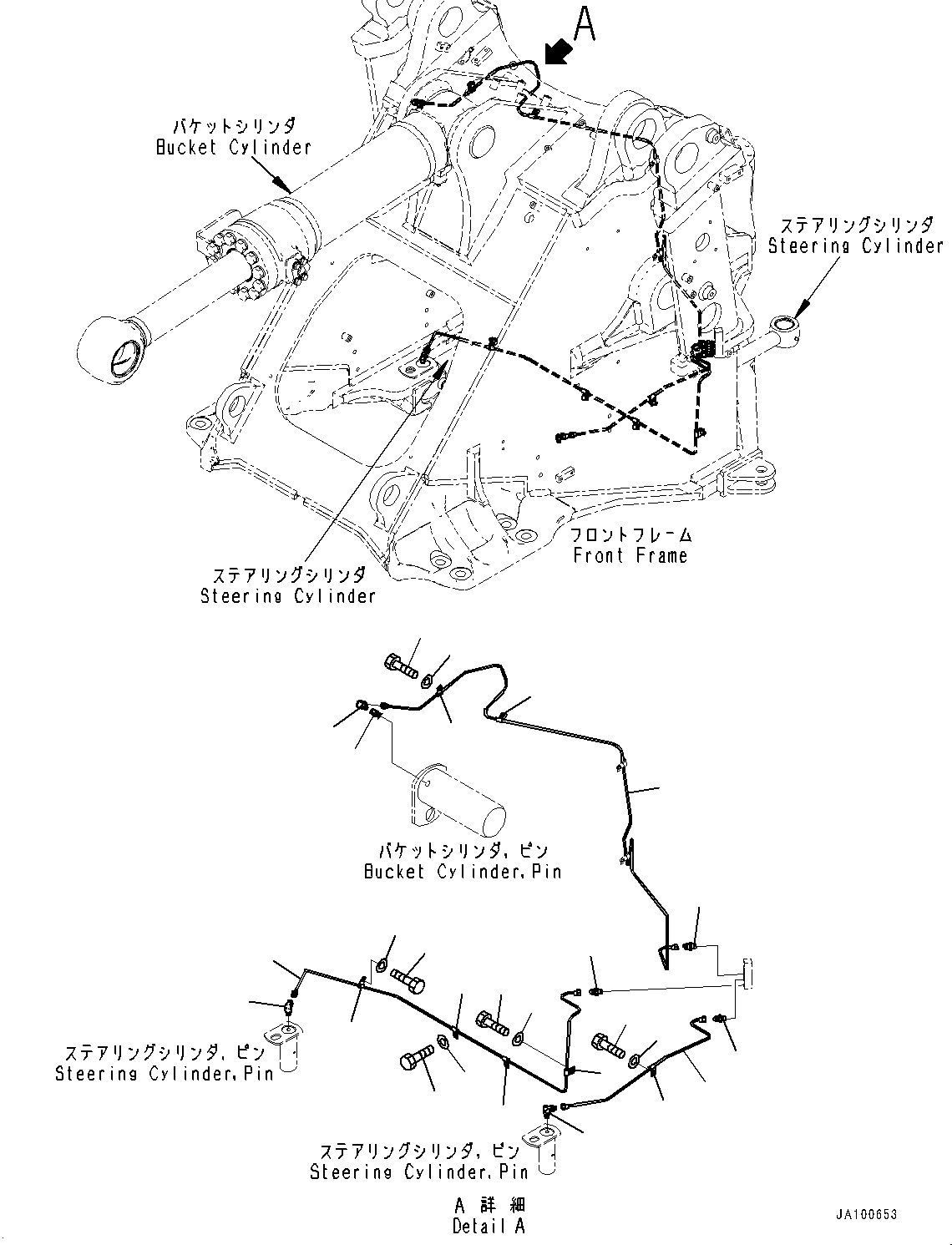 Трубка 421-46-68240 KOMATSU