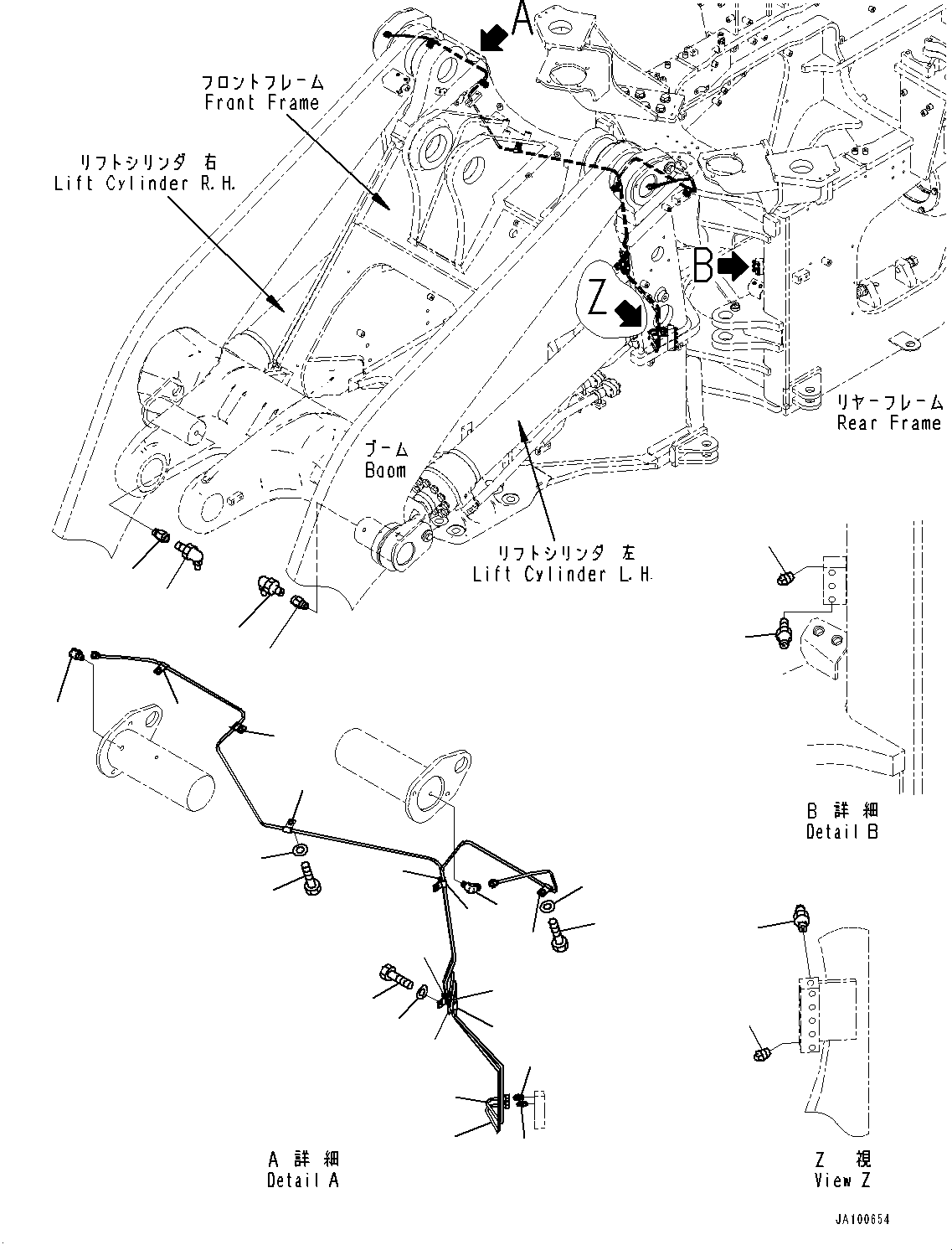 Трубка 421-46-68260 KOMATSU