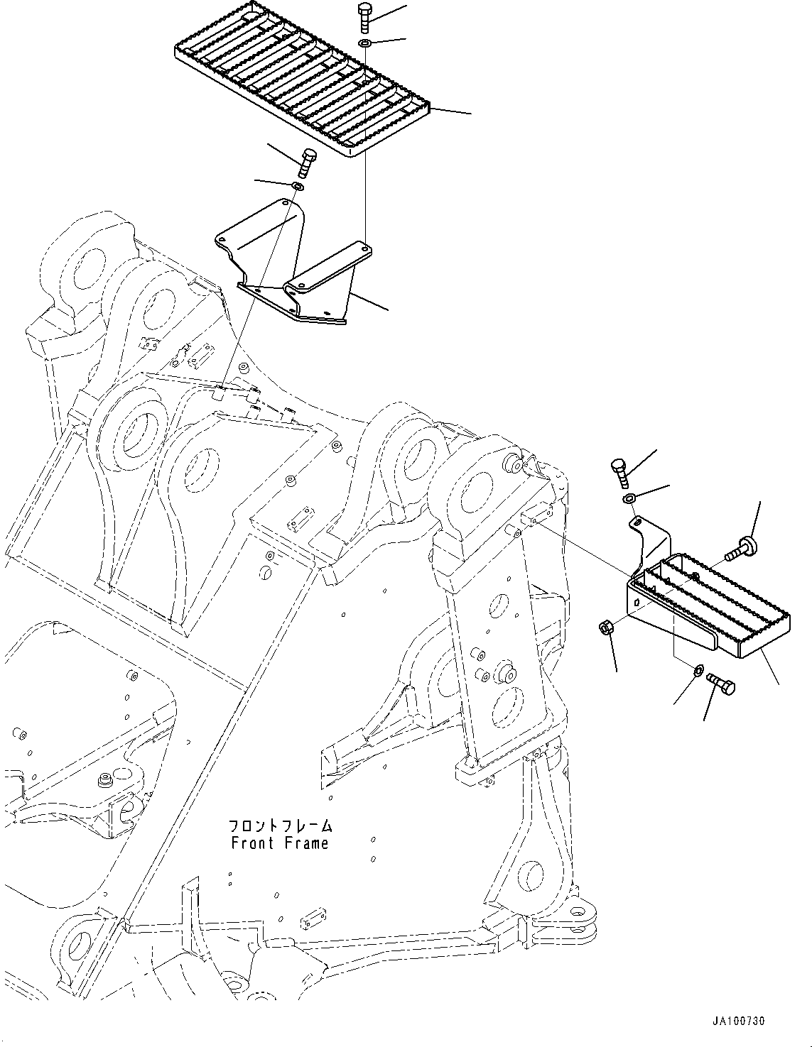 Подножка 421-54-64131 KOMATSU