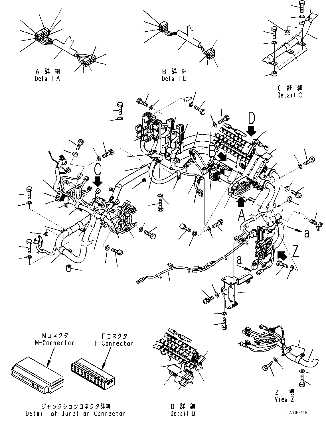 Жгут проводов 421-06-68161 KOMATSU