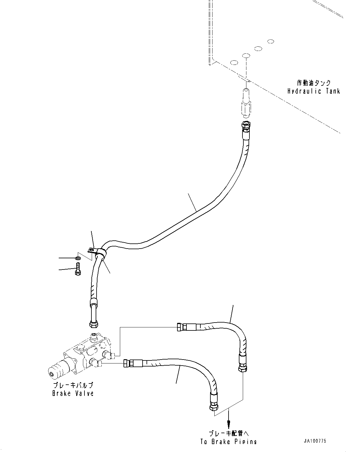 Шланг 421-43-68130 KOMATSU