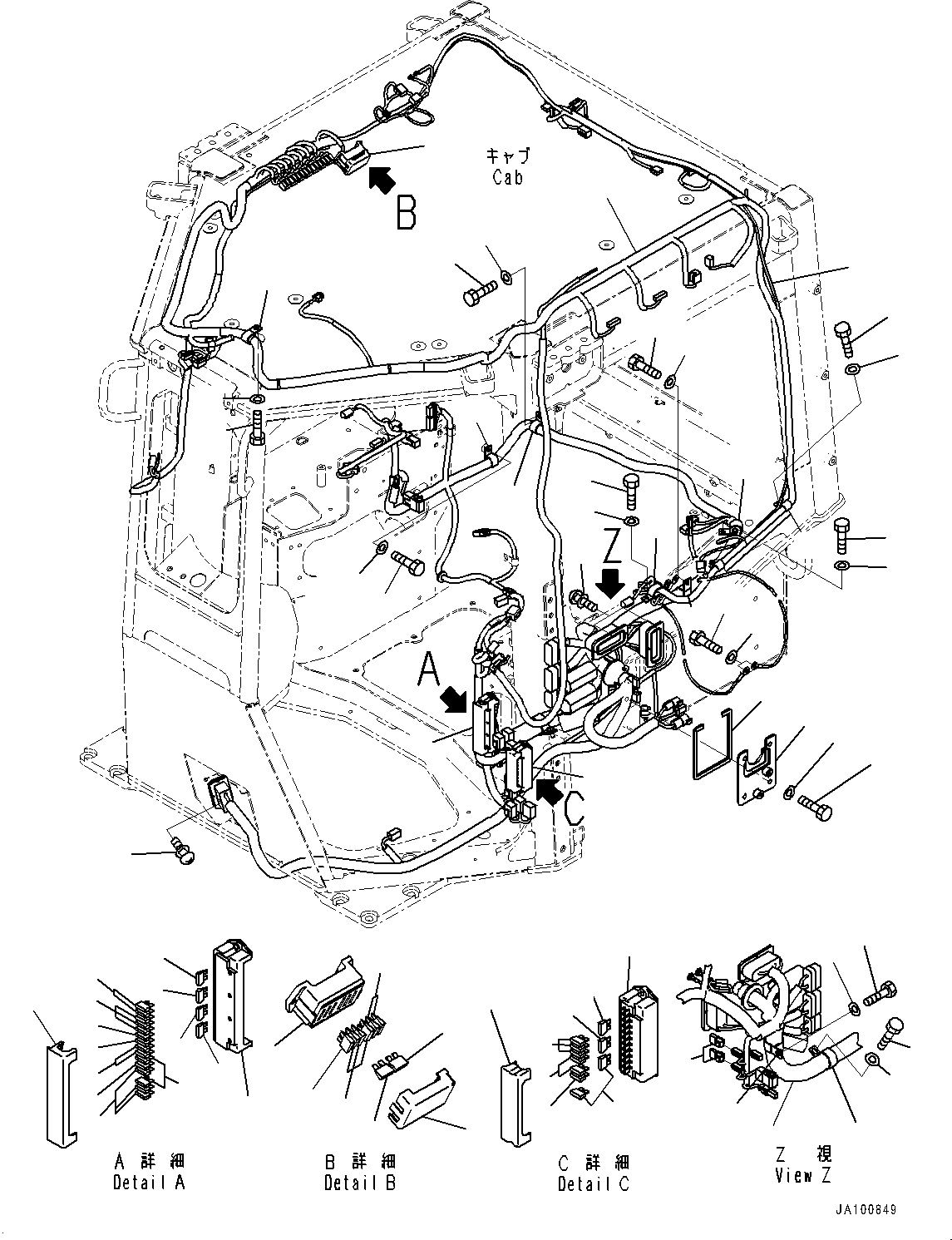 Жгут проводов 14X-06-79121 KOMATSU