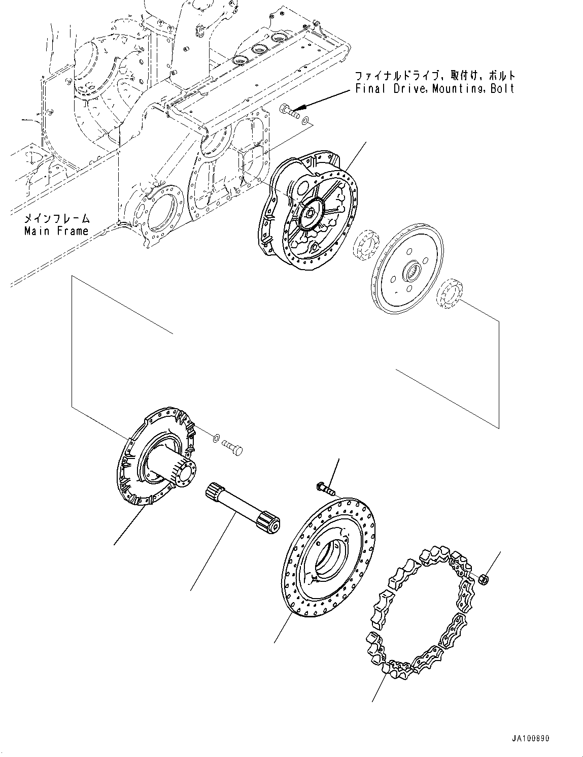 Крышка 14X-27-32150 KOMATSU