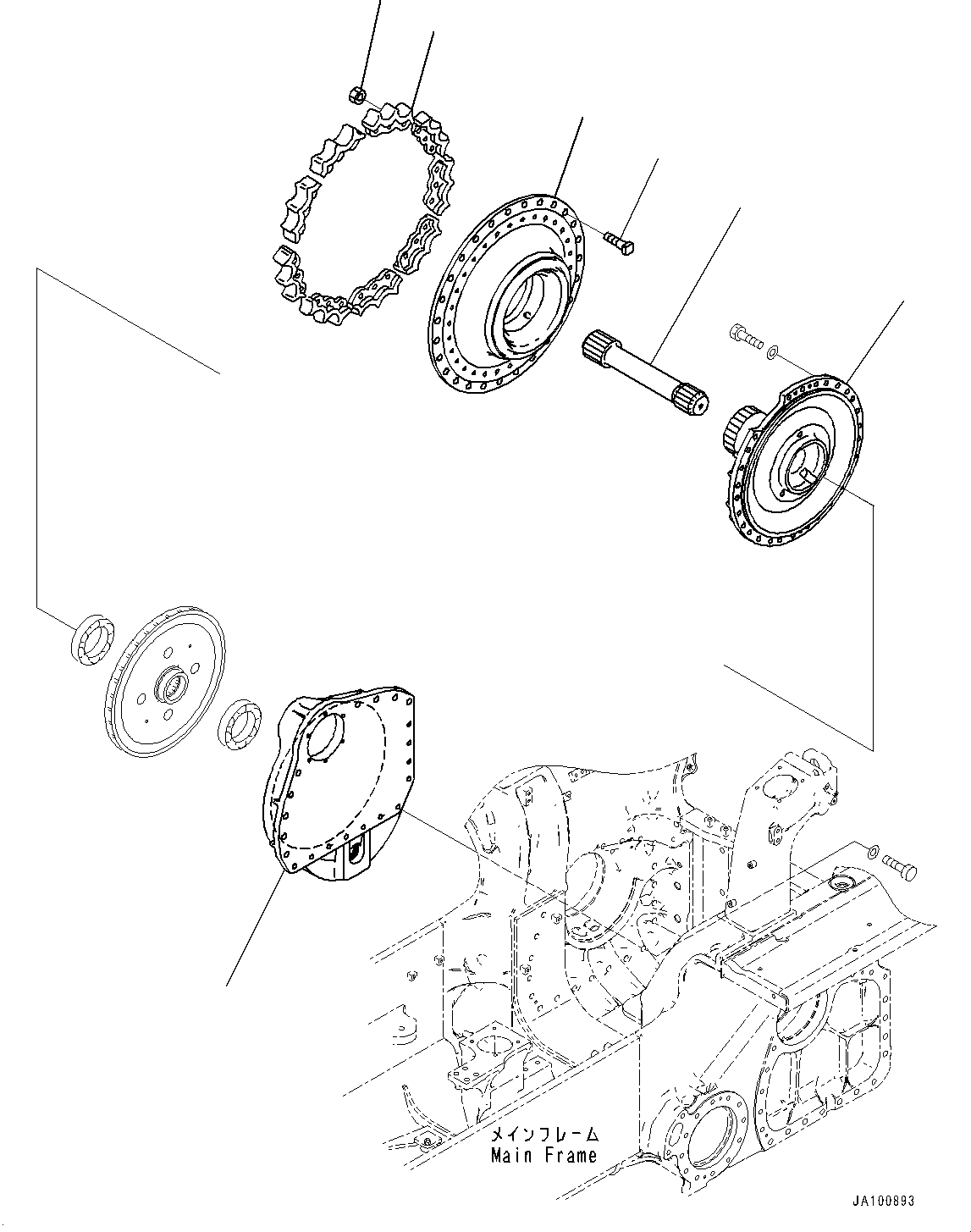 Крышка 14X-27-32160 KOMATSU