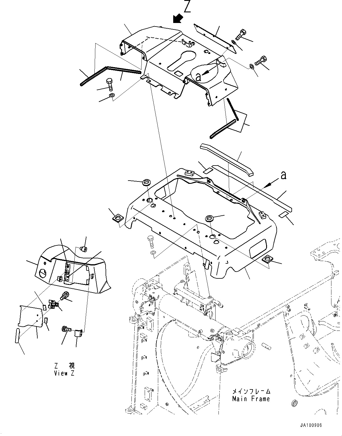 Лист 14X-54-78950 KOMATSU