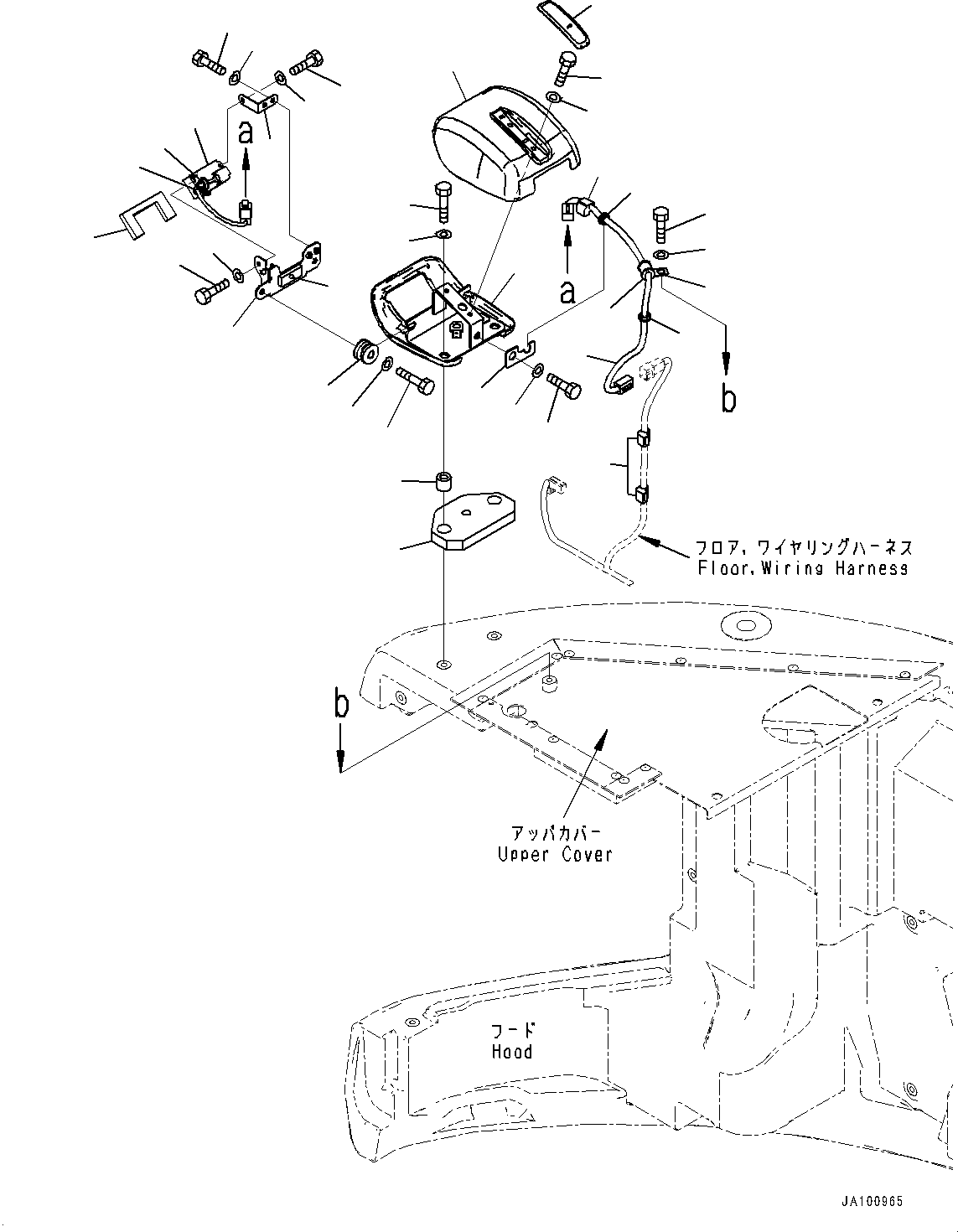 Кабель 22B-06-22341 KOMATSU