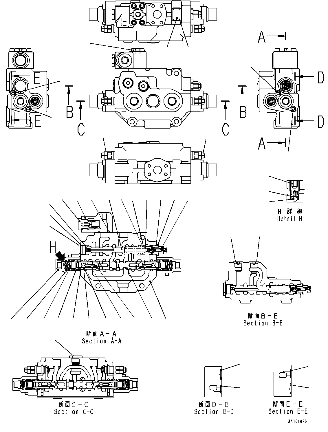 Клапан управления в сборе 421-64-68111 KOMATSU