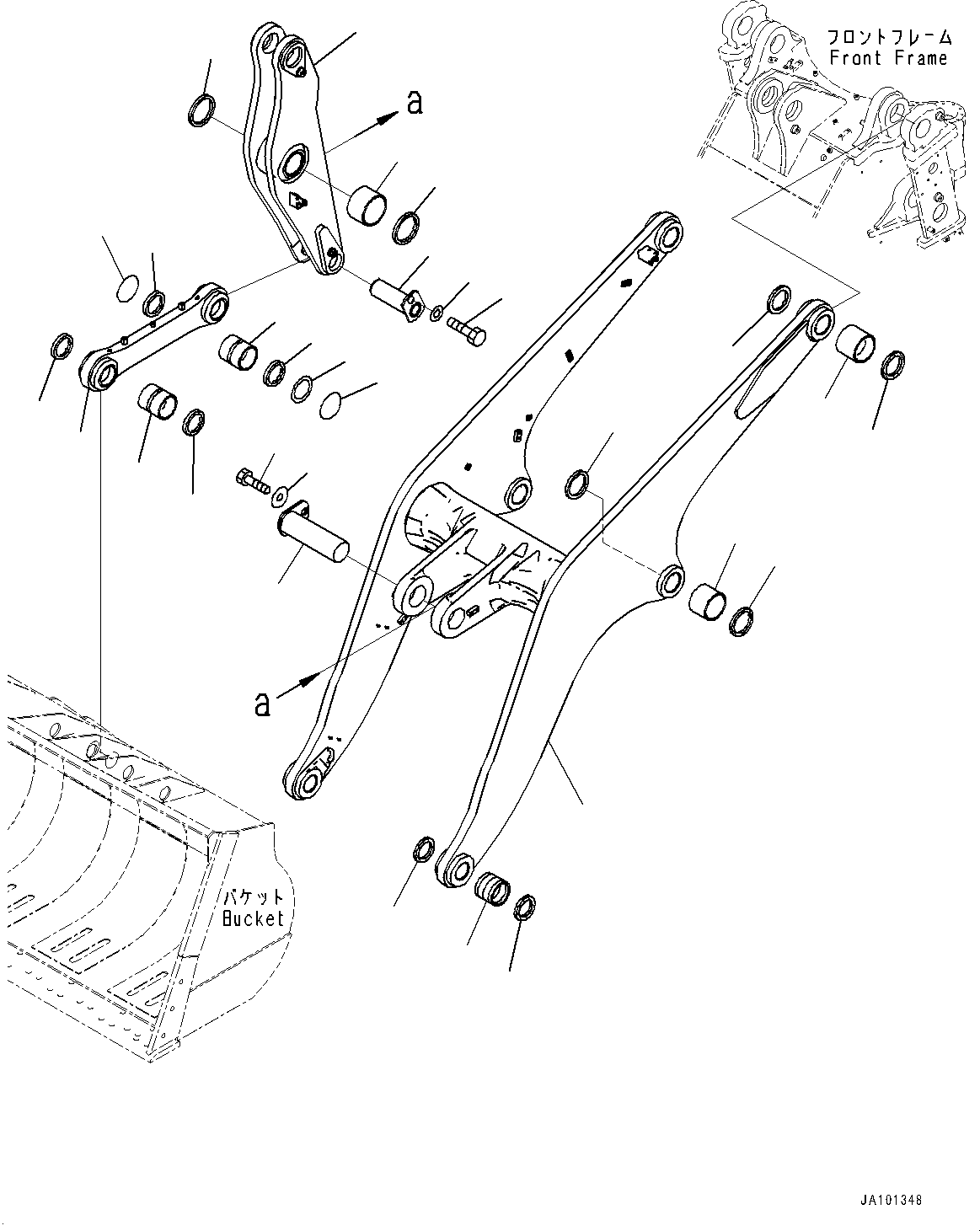Boom Assembly 421-S95-8300 KOMATSU