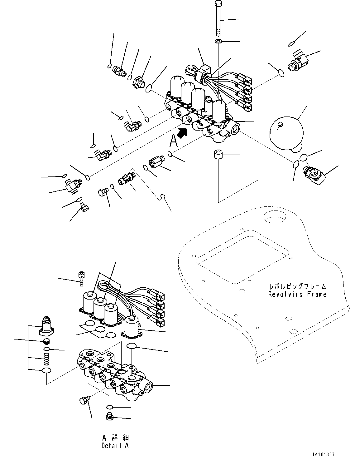 Клапан в сборе 22P-60-12111 KOMATSU