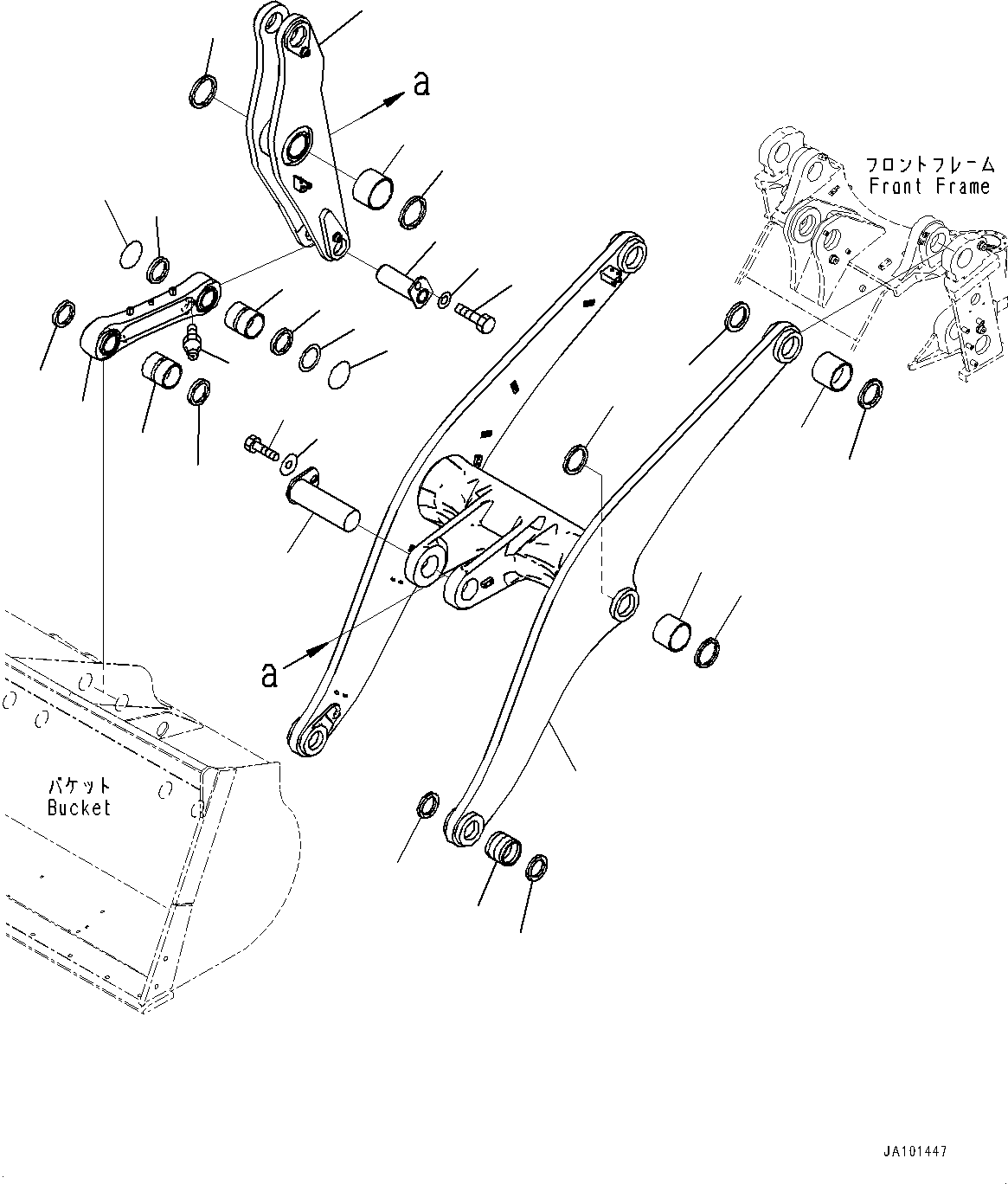 Boom Assembly 421-S95-8403 KOMATSU
