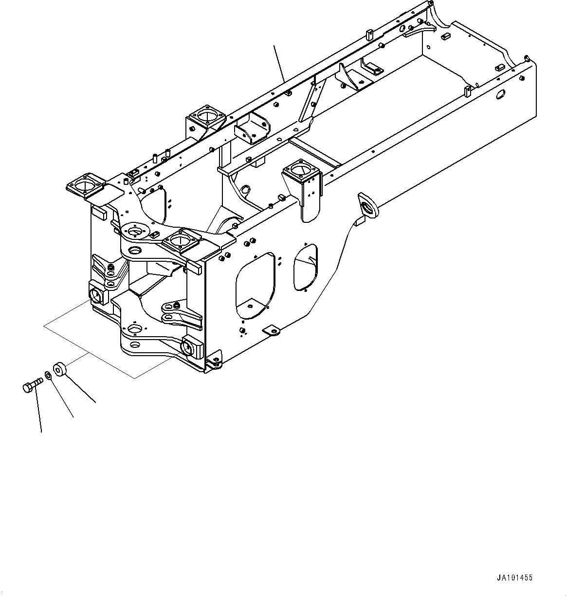 Seat Assembly, Rear Frame 418-46-42107 KOMATSU