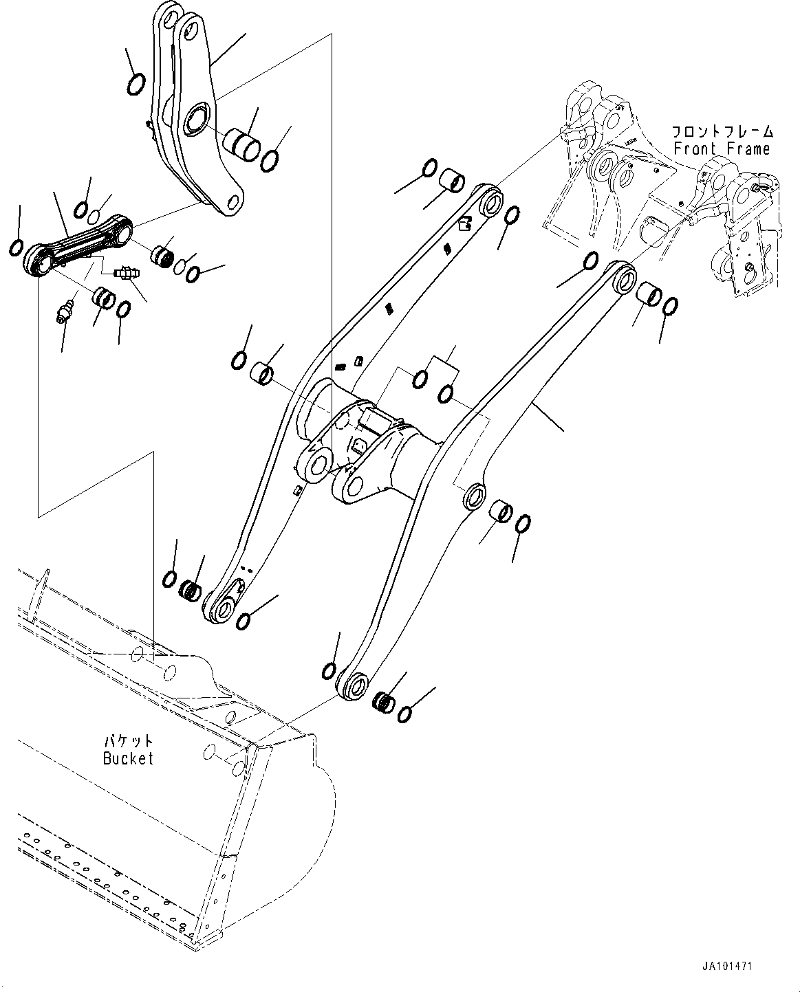 Boom Assembly 423-S95-9401 KOMATSU
