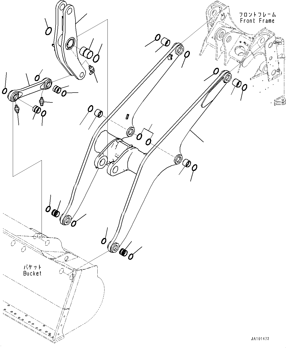 Boom Assembly 423-850-6202 KOMATSU