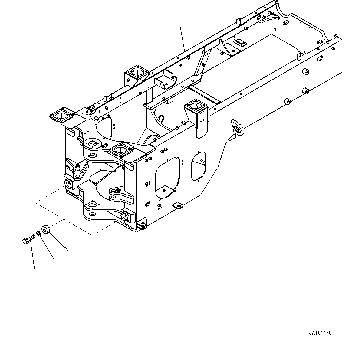 Рама 418-975-4226 KOMATSU