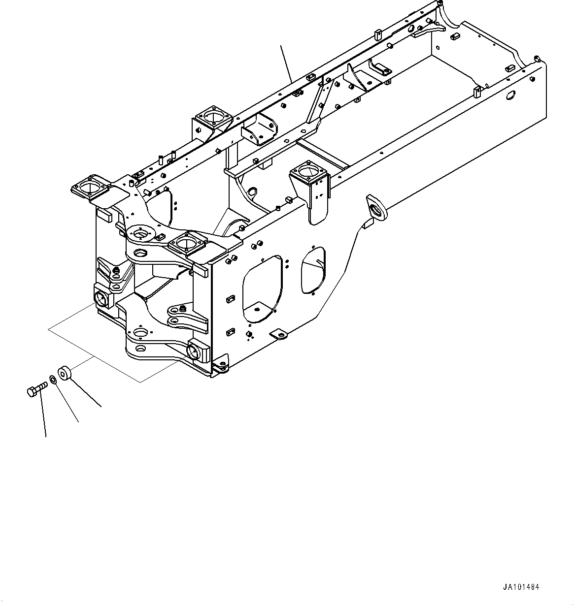 Рама 418-Z13-4414 KOMATSU