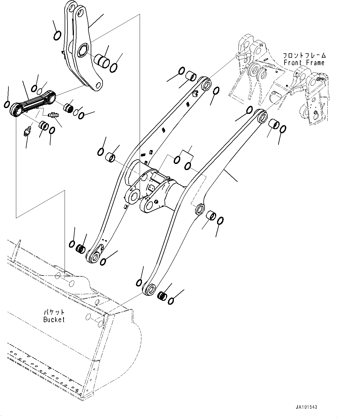 Boom Assembly 423-S95-9602 KOMATSU