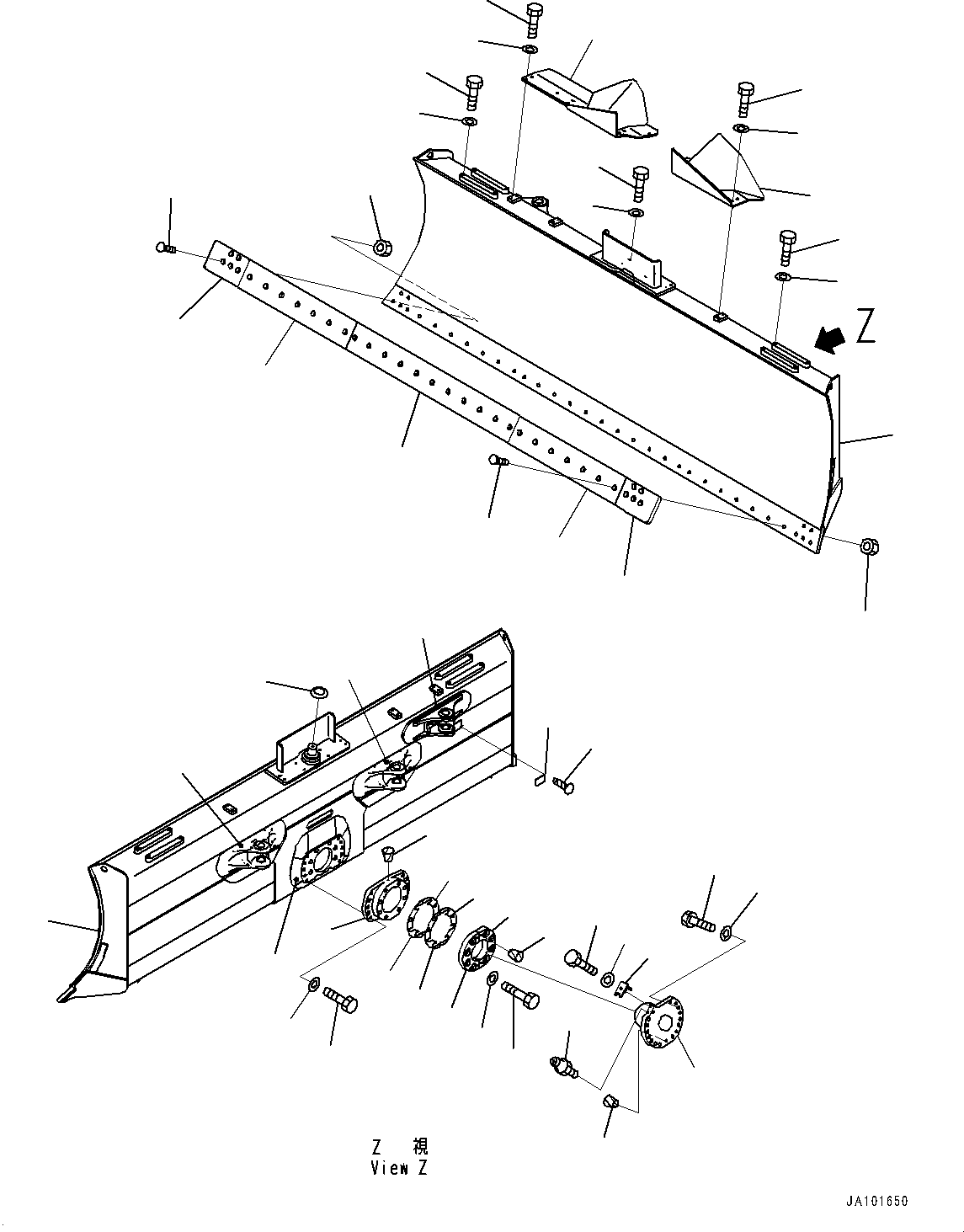 Кромка 14X-72-71910 KOMATSU
