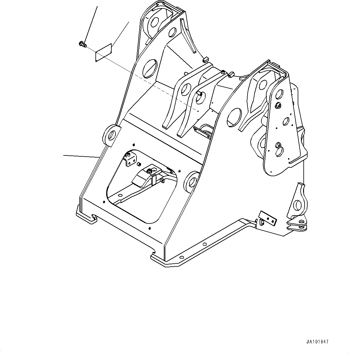 Seat Assembly, Front Frame 419-T90-6111 KOMATSU