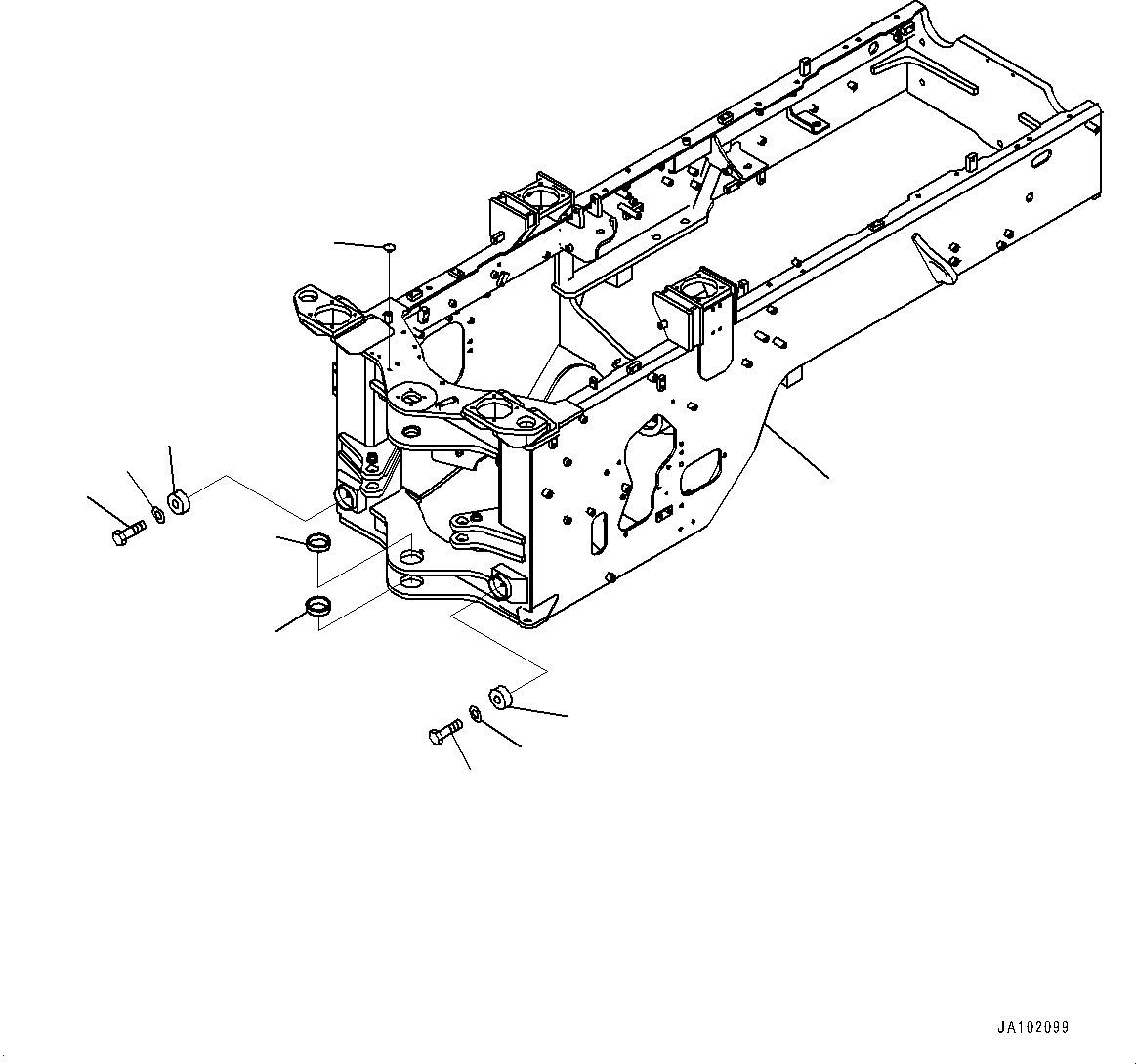 Seat Assembly, Rear Frame 417-46-62105 KOMATSU