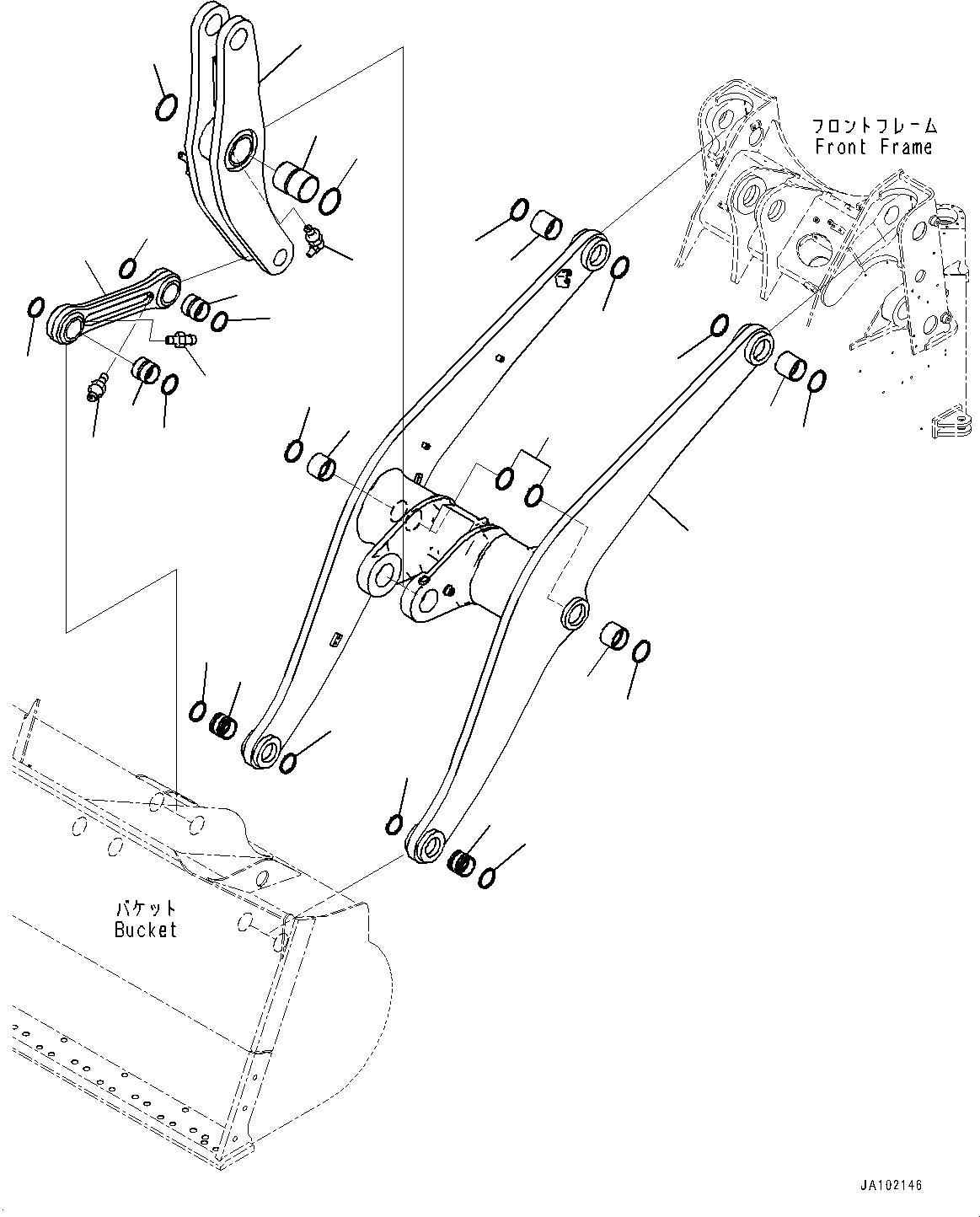 Boom Assembly 423-70-62102 KOMATSU