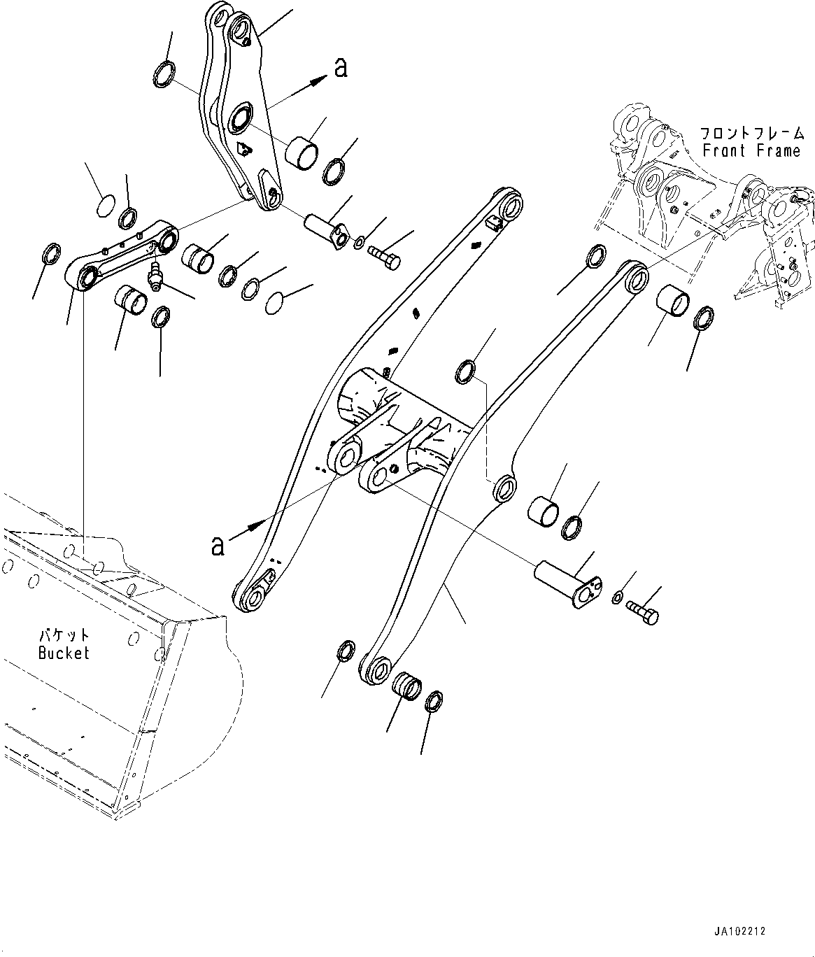 Boom Assembly 421-S95-8502 KOMATSU
