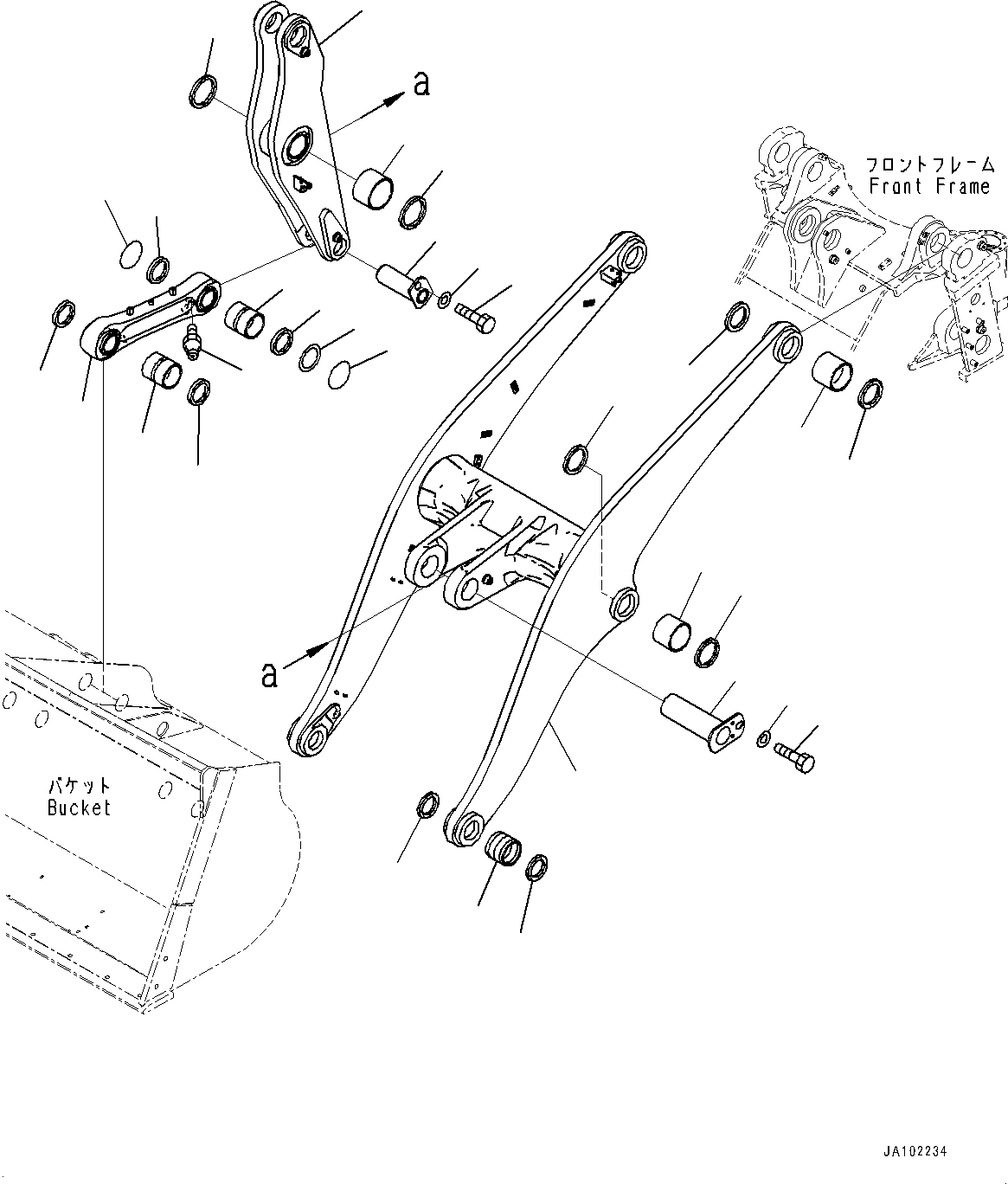 Boom Assembly 421-S95-8402 KOMATSU