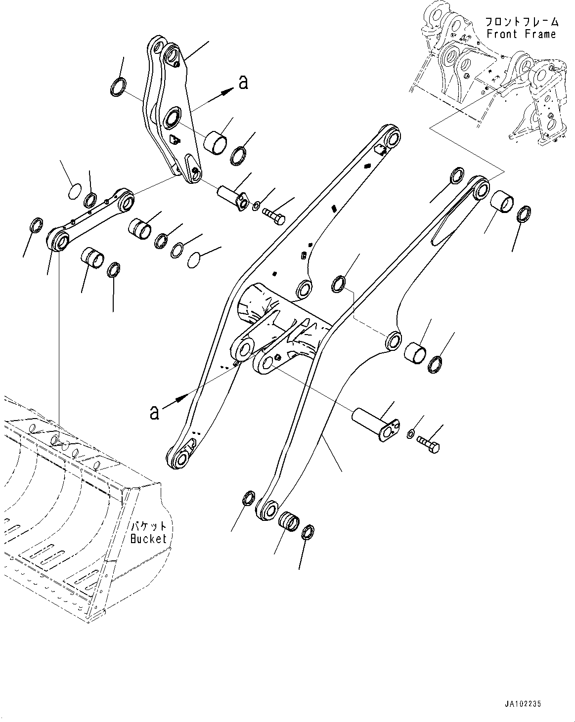 Boom Assembly 421-850-5302 KOMATSU