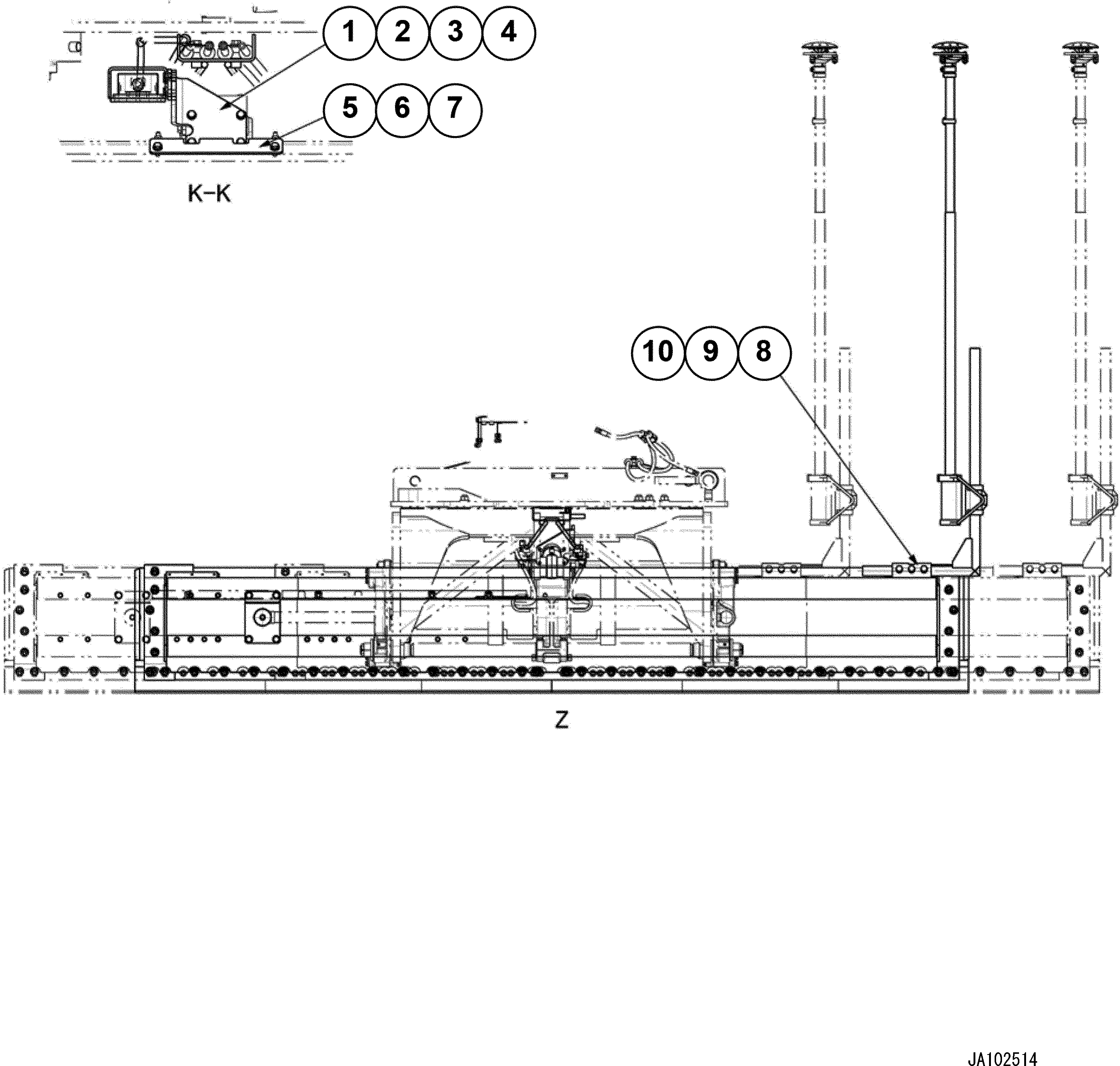 Кронштейн 234-70-82920 KOMATSU
