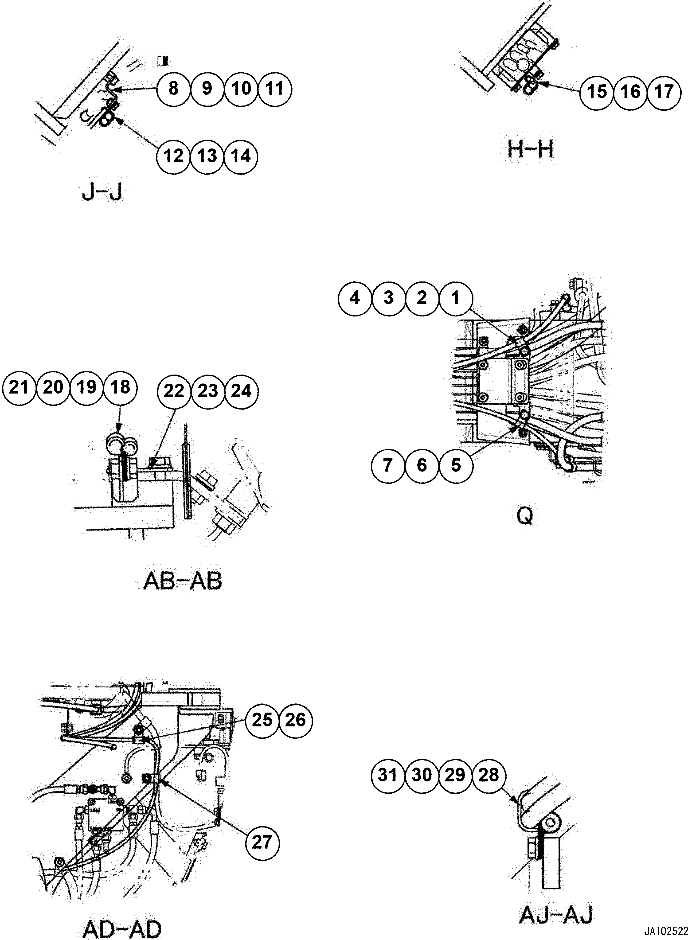 Кронштейн 234-70-82870 KOMATSU