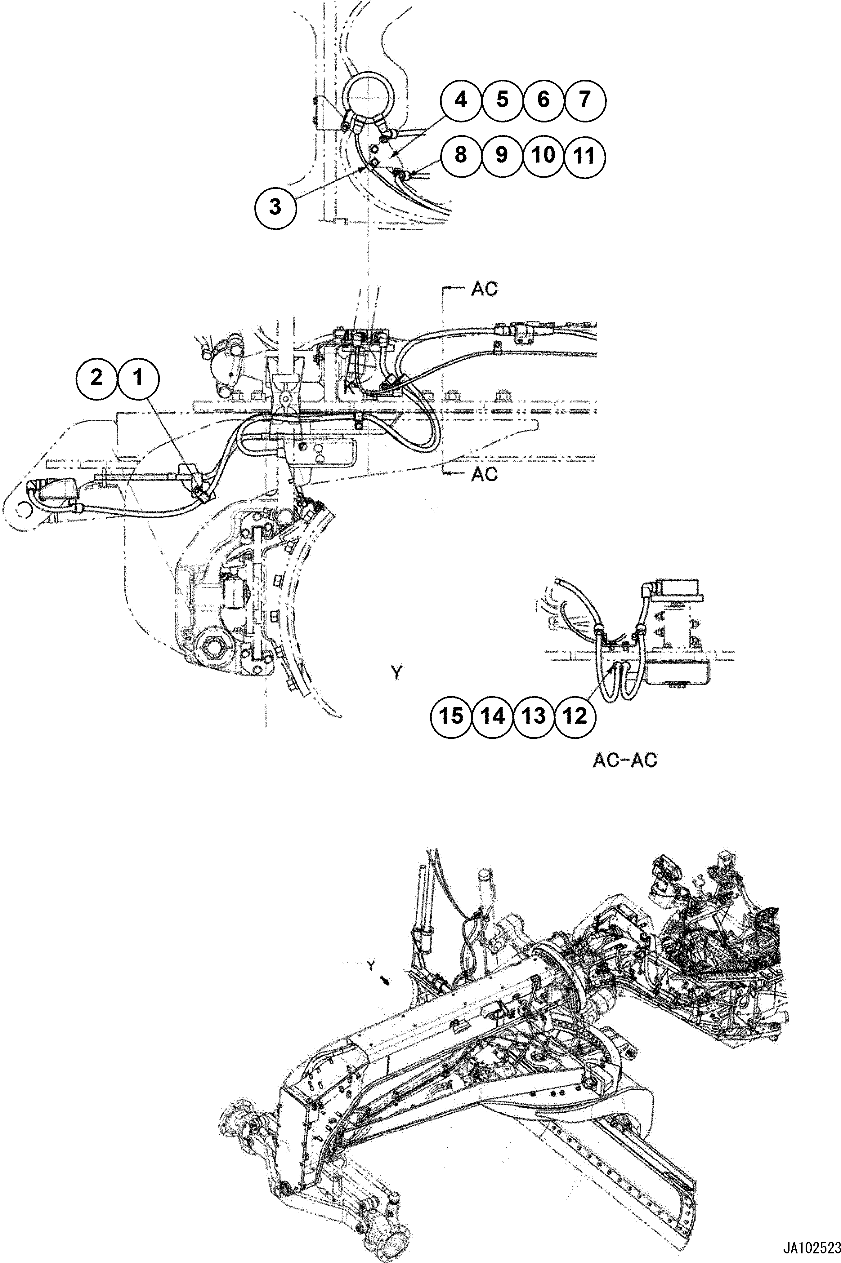 Кронштейн 234-60-81730 KOMATSU