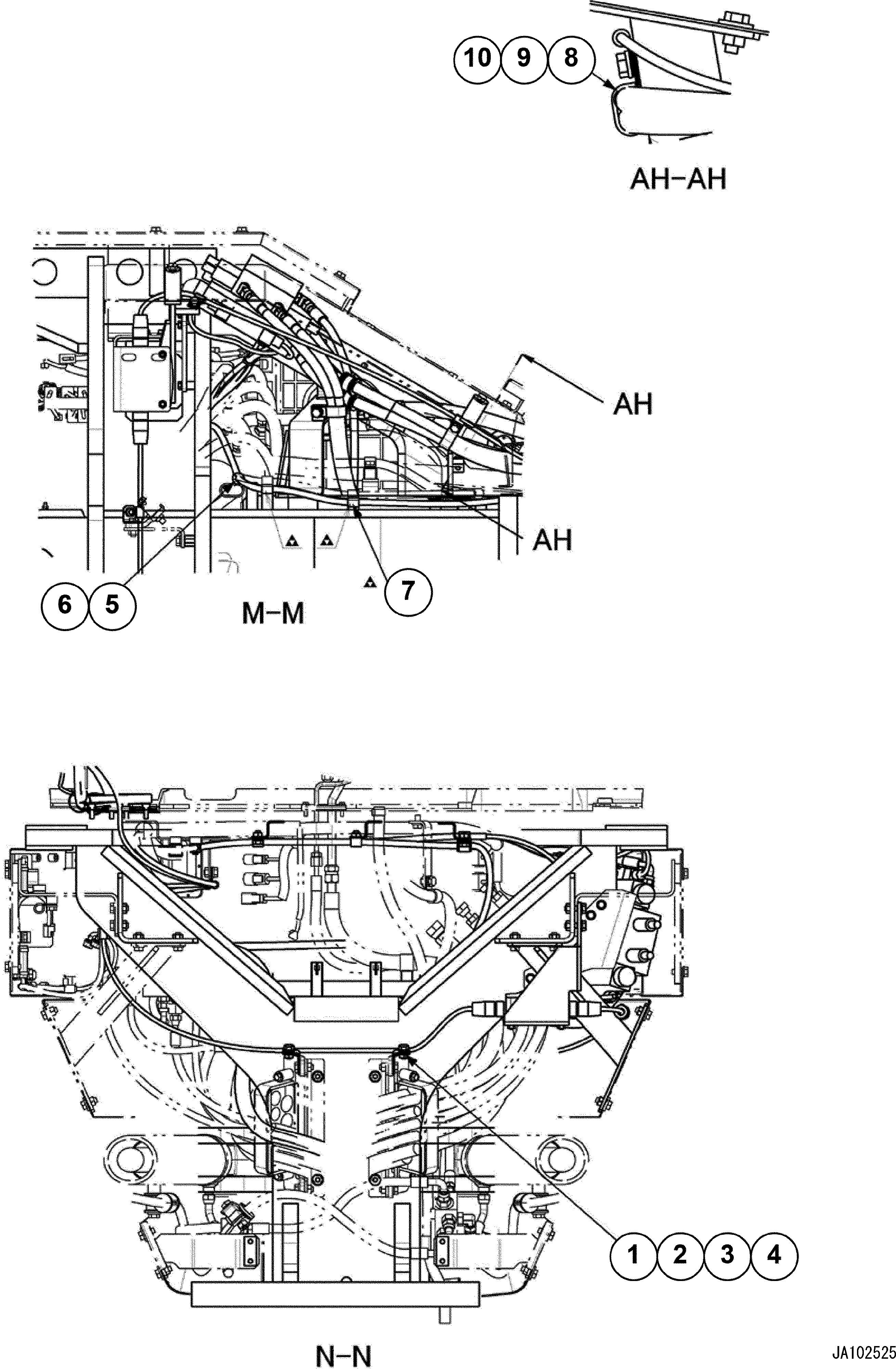 Кронштейн 234-54-82660 KOMATSU