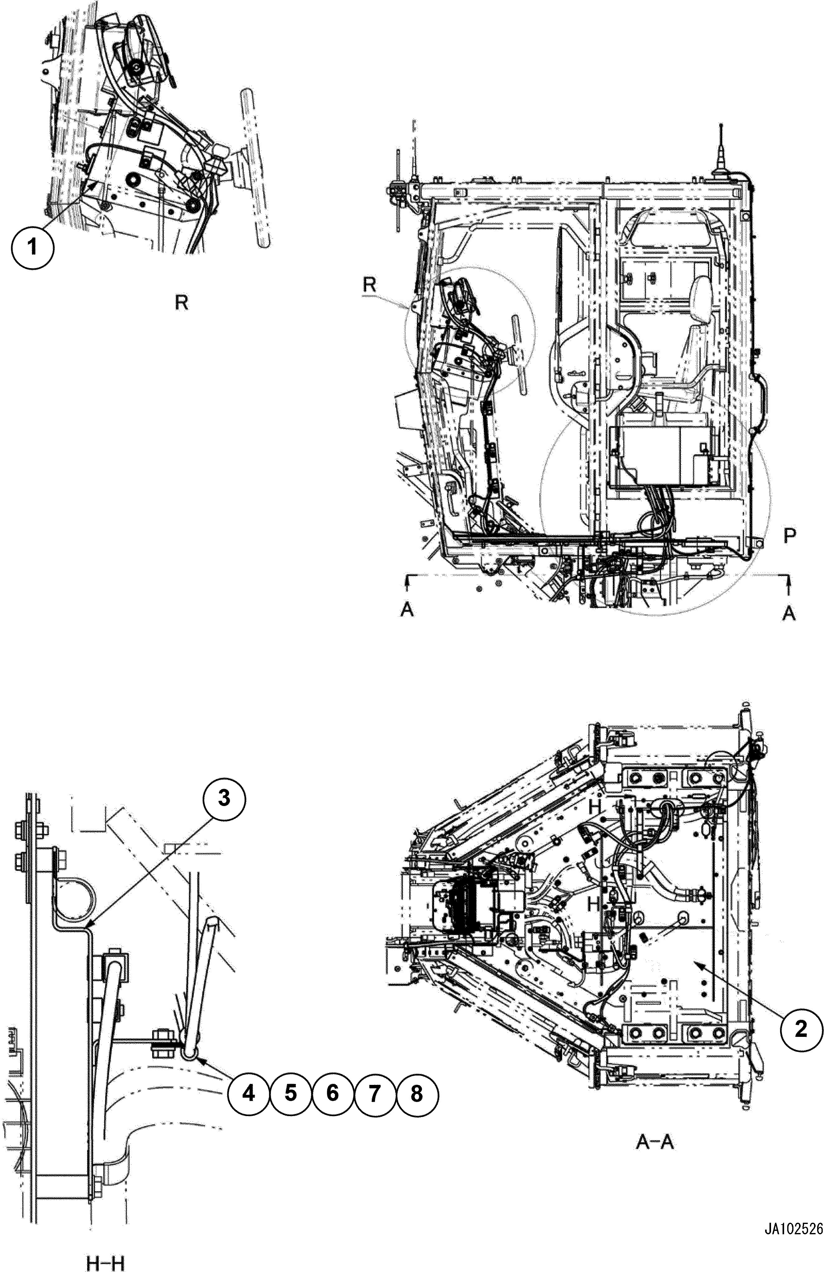 Кронштейн 234-54-82650 KOMATSU