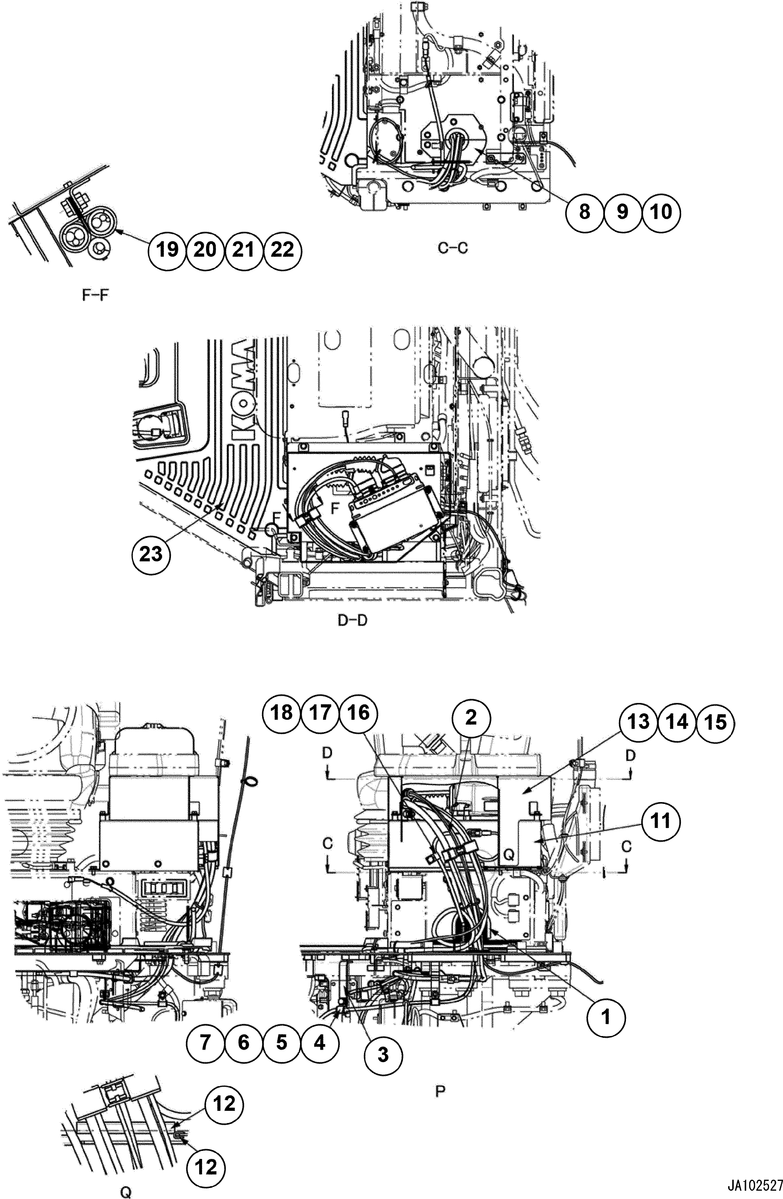 Жгут проводов 234-06-82411 KOMATSU