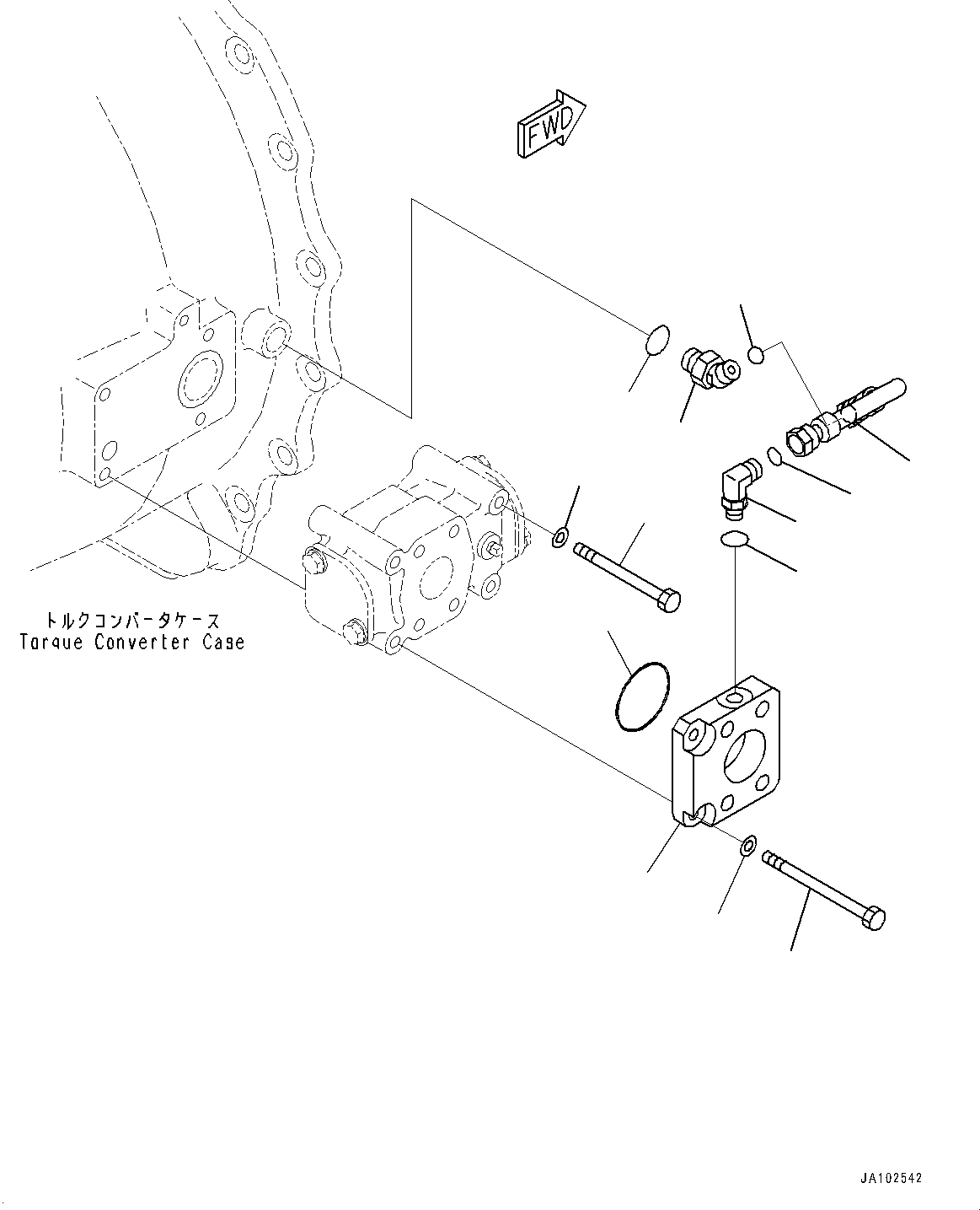 Фланец 427-13-36711 KOMATSU