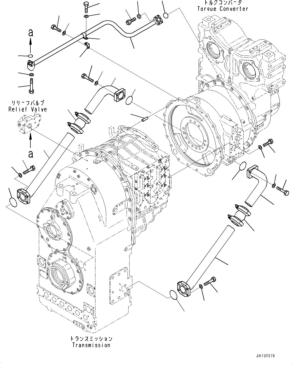 Трубка 427-15-35830 KOMATSU