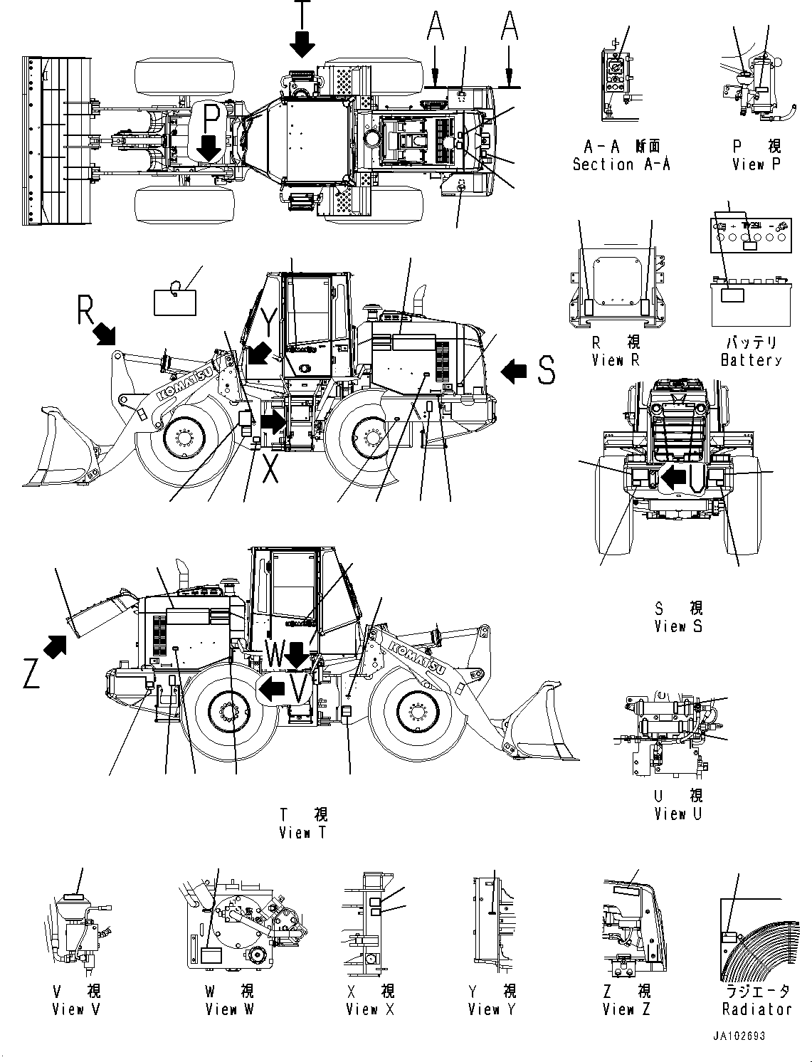 Табличка модели машины 417-93-62212 KOMATSU