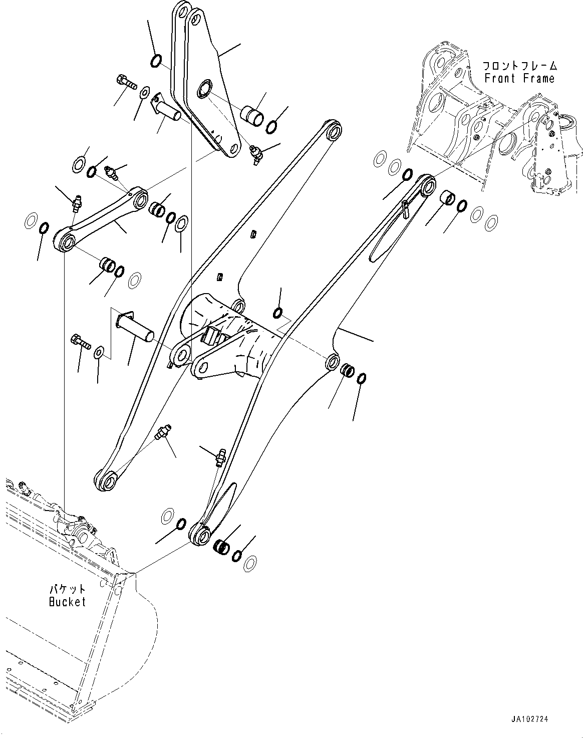 Boom Assembly 417-850-6400 KOMATSU