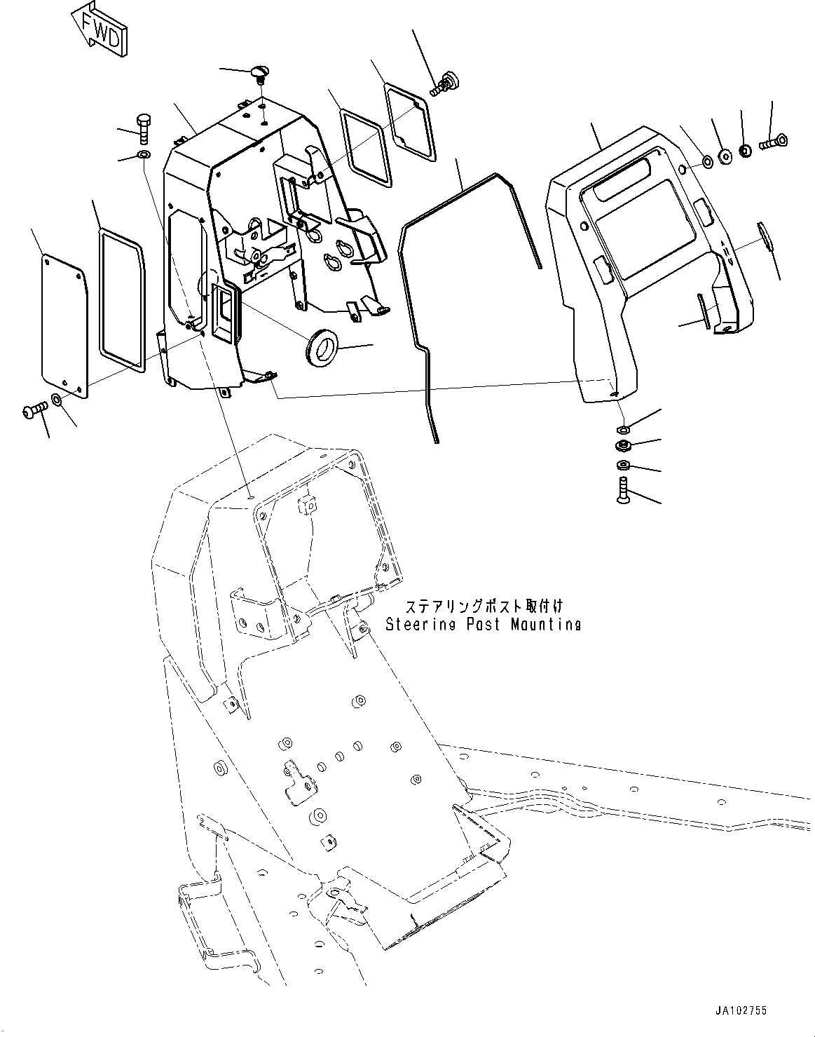 Уплотнение 23B-43-91371 KOMATSU