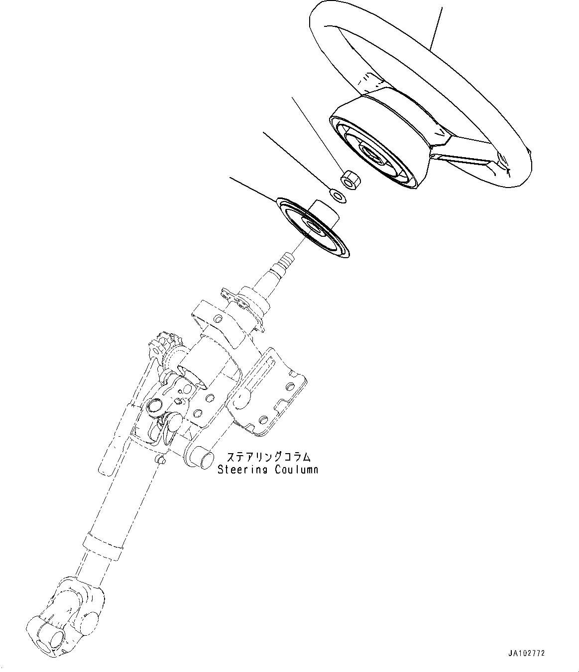 Рулевое колесо 3BB-33-57110 KOMATSU